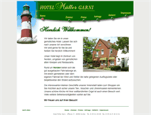 Tablet Screenshot of hotel-mueller-garni.de